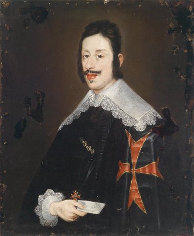 Portret van Groothertog Ferdinand II door Circle of Justus Sustermans